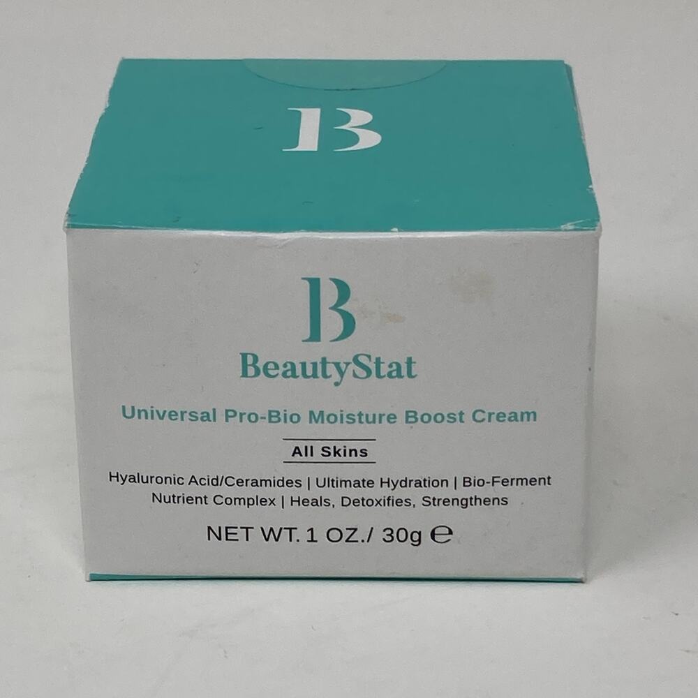 BeautyStat Universal Pro-Bio Moisture Boost Cream All Skins 1 oz 30ml NIB Sealed